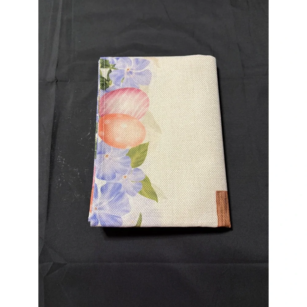 He Is Risen Easter Table Runner Cross Floral Pastel Eggs Spring Farmhouse 13x70